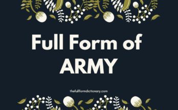 full form of army